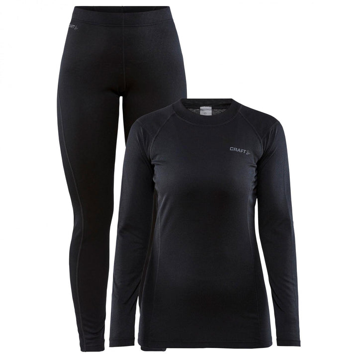 Craft CORE Warm Baselayer Set Women’s Black M - SAMPLE DROP