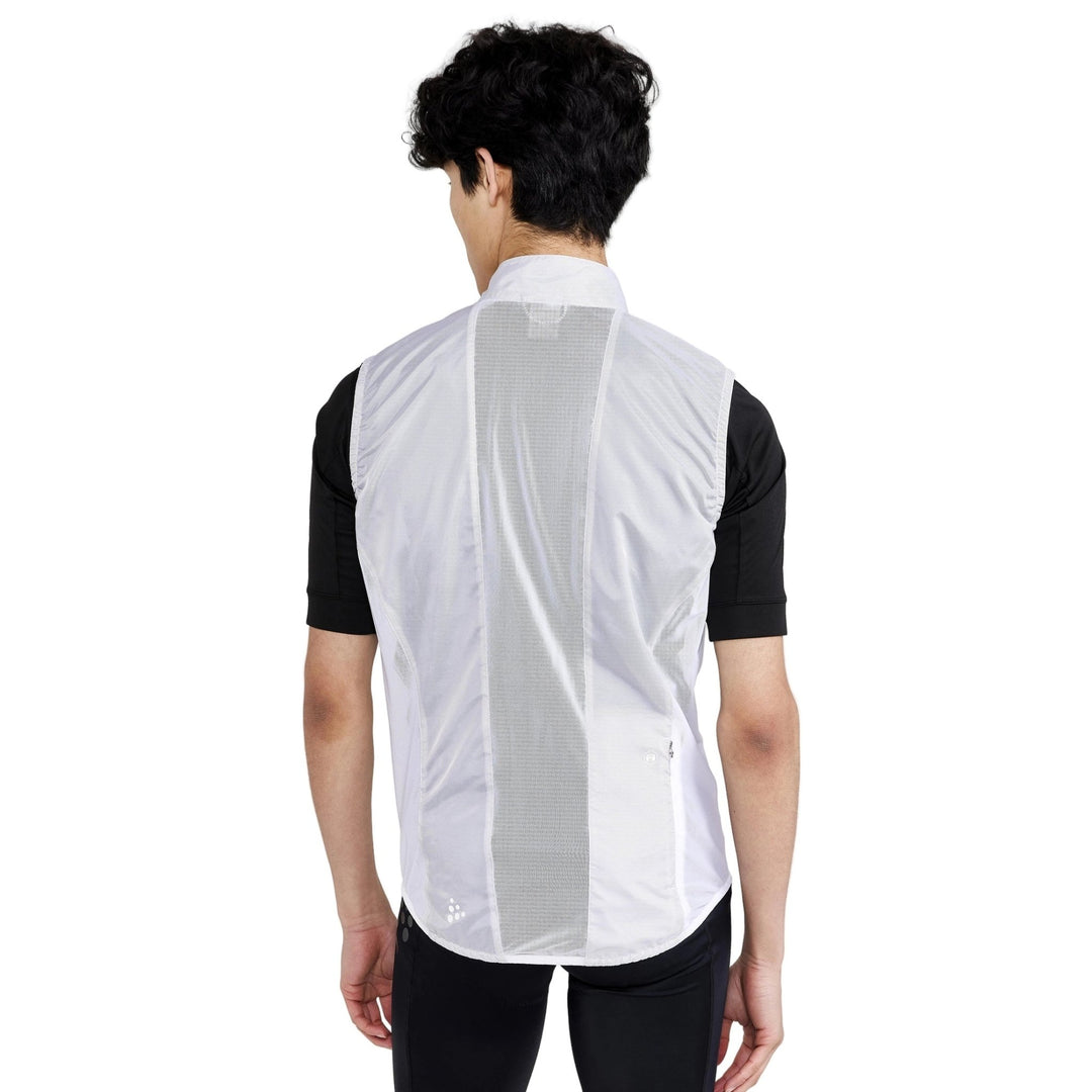 Craft Essence Light Wind Vest Men’s White M - SAMPLE DROP