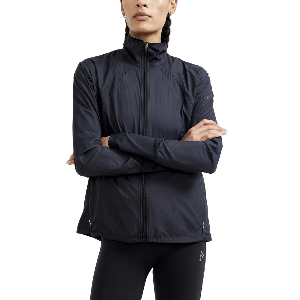 Craft Essence Wind 2 Women’s Running Jacket Black M - SAMPLE DROP