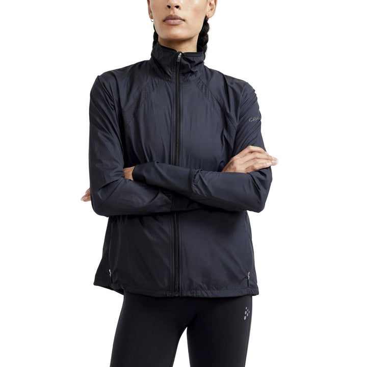 Craft Essence Wind 2 Women’s Running Jacket Black M - SAMPLE DROP