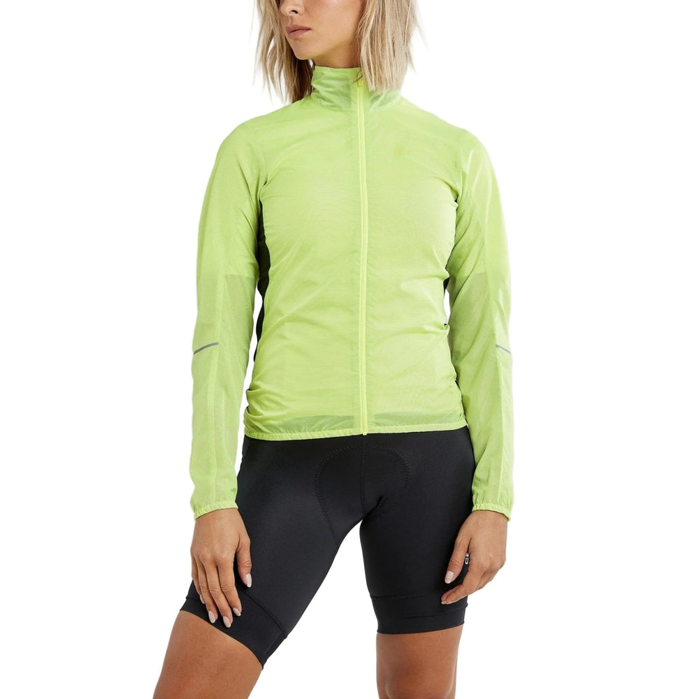 Craft Essence Wind 2 Women’s Running Jacket Green M - SAMPLE DROP