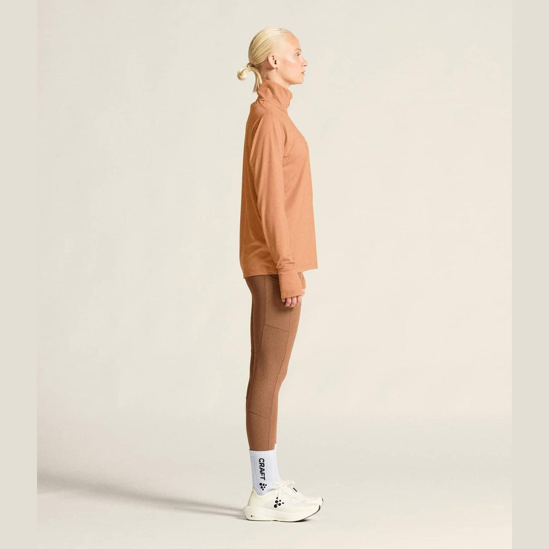 Craft Flow HZ LS Women – Long Sleeve Half - Zip Training Top - SAMPLE DROP