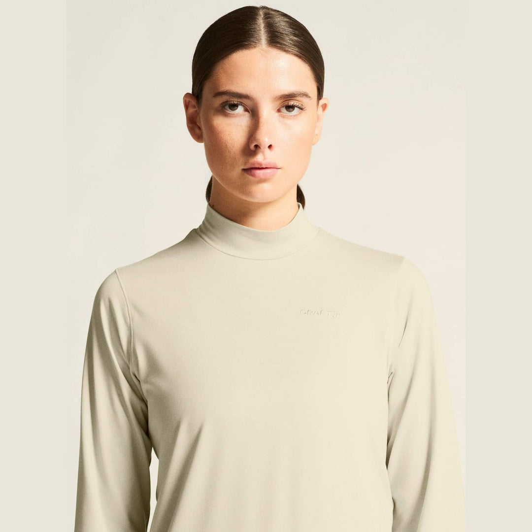 Craft Flow MN Long Sleeve Top W – Plaster Melange - SAMPLE DROP