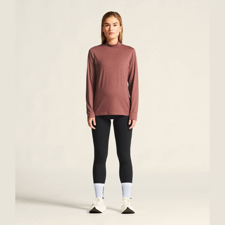 Craft Flow MN Long Sleeve Top W – Rose Brown/Melange - SAMPLE DROP