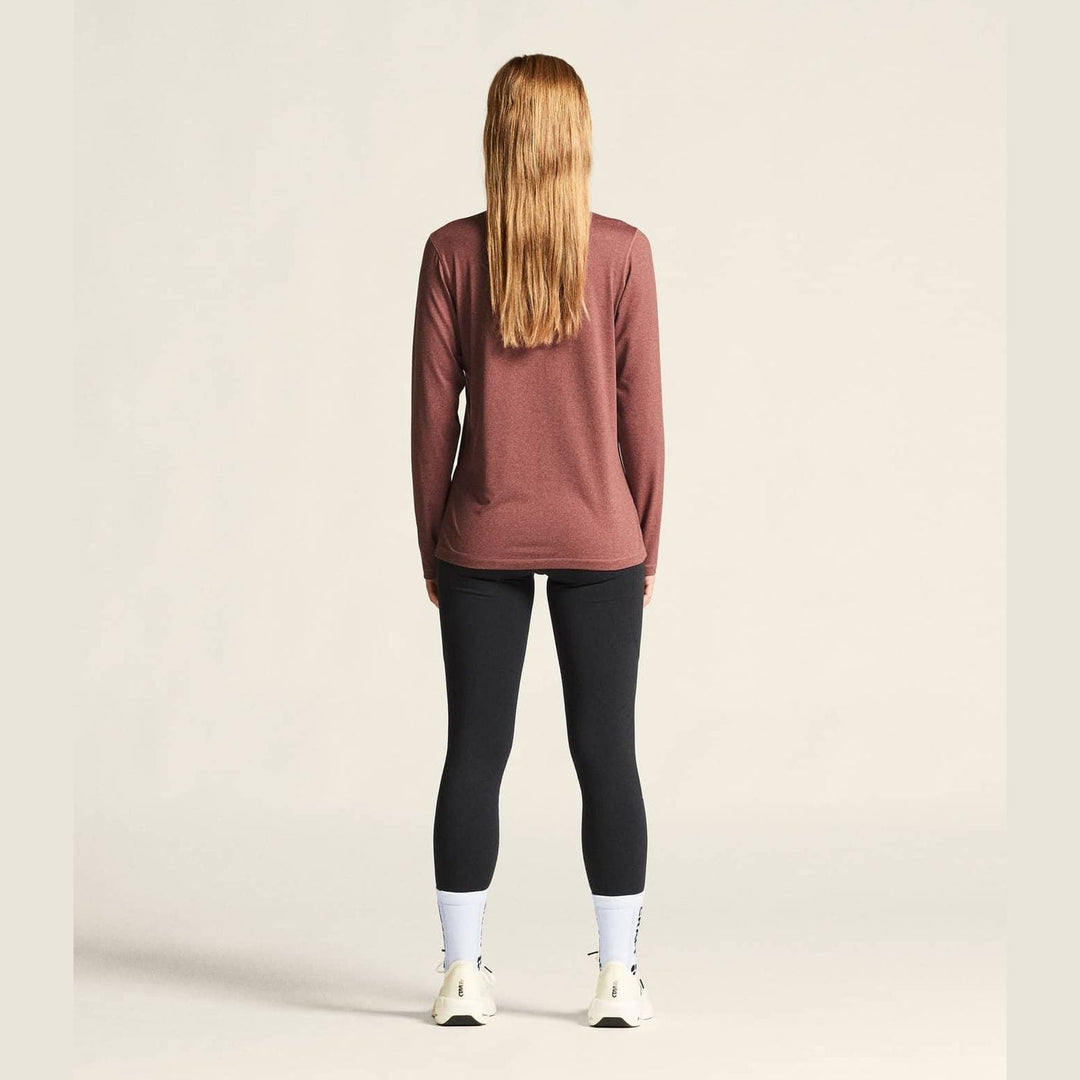 Craft Flow MN Long Sleeve Top W – Rose Brown/Melange - SAMPLE DROP