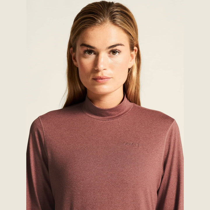Craft Flow MN Long Sleeve Top W – Rose Brown/Melange - SAMPLE DROP