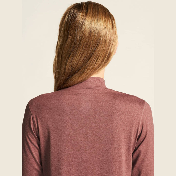 Craft Flow MN Long Sleeve Top W – Rose Brown/Melange - SAMPLE DROP