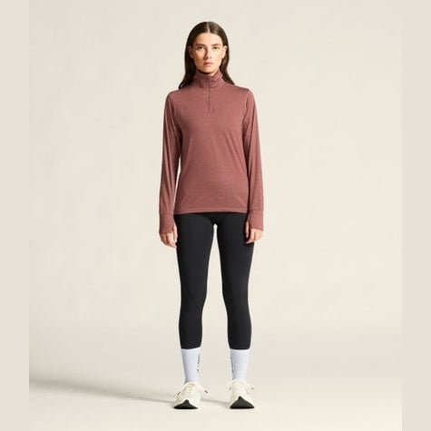 Craft Flow MN Long Sleeve Top W – Rose Brown/Melange - SAMPLE DROP