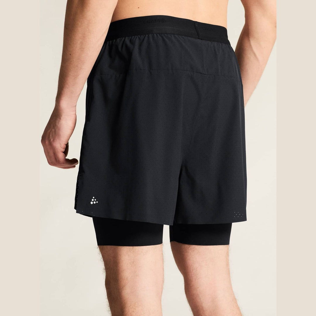 Craft Hypervent 2 - In - 1 Running Shorts Men Black M - SAMPLE DROP