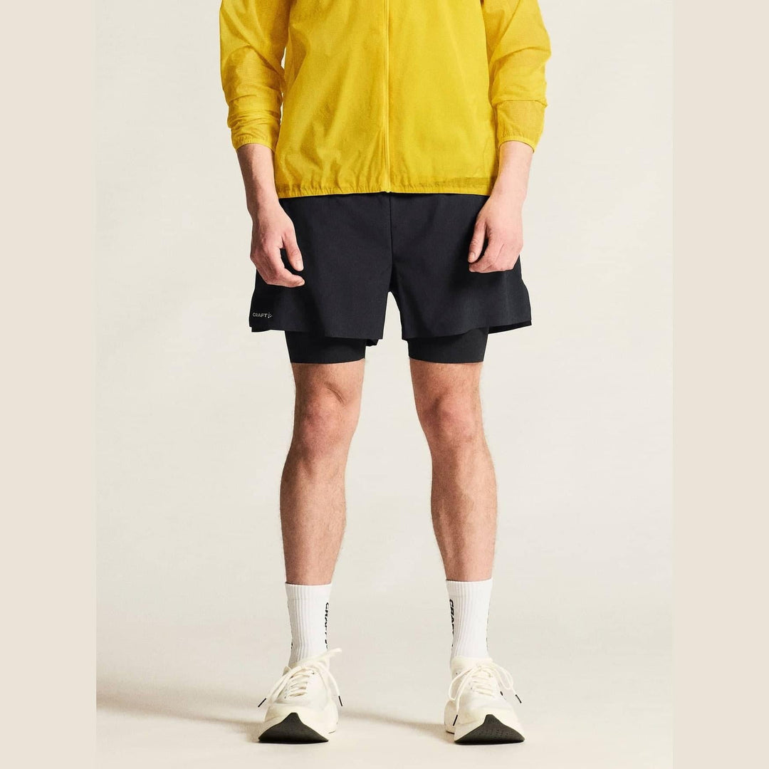 Craft Hypervent 2 - In - 1 Running Shorts Men Black M - SAMPLE DROP