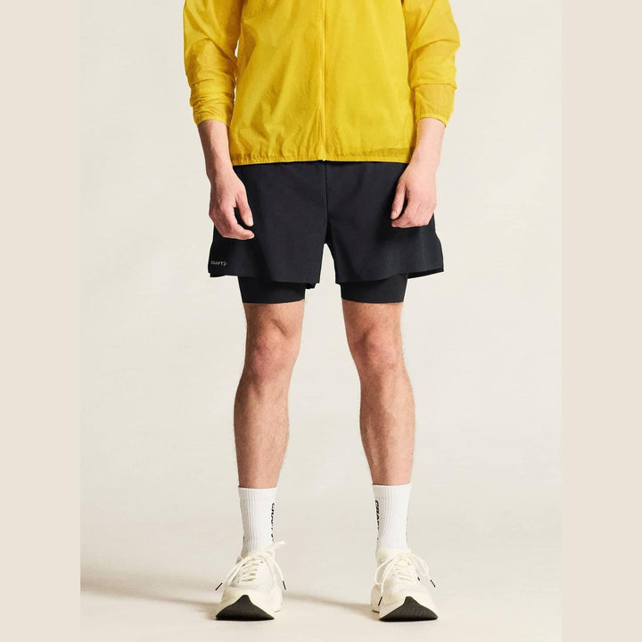 Craft Hypervent 2 - In - 1 Running Shorts Men Black M - SAMPLE DROP
