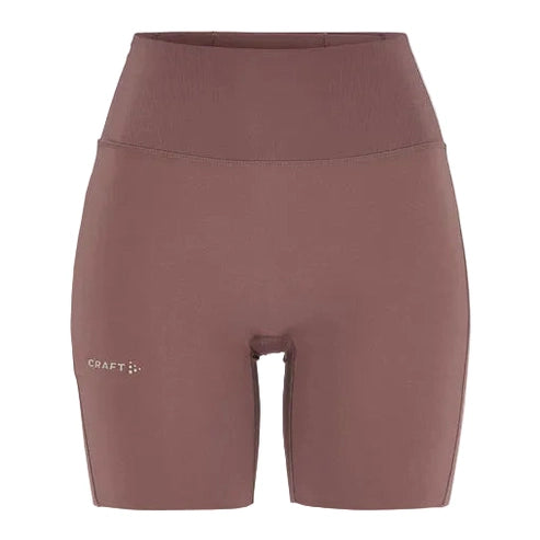 Craft Hypervent Short Tights Women Flint M front view lightweight running tights