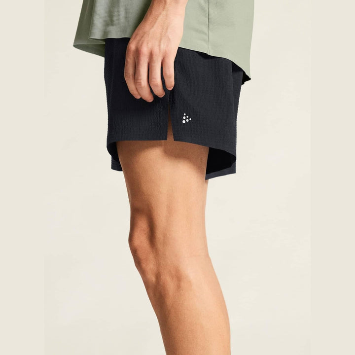 Craft Hypervent Structure Running Shorts Men Black M - SAMPLE DROP