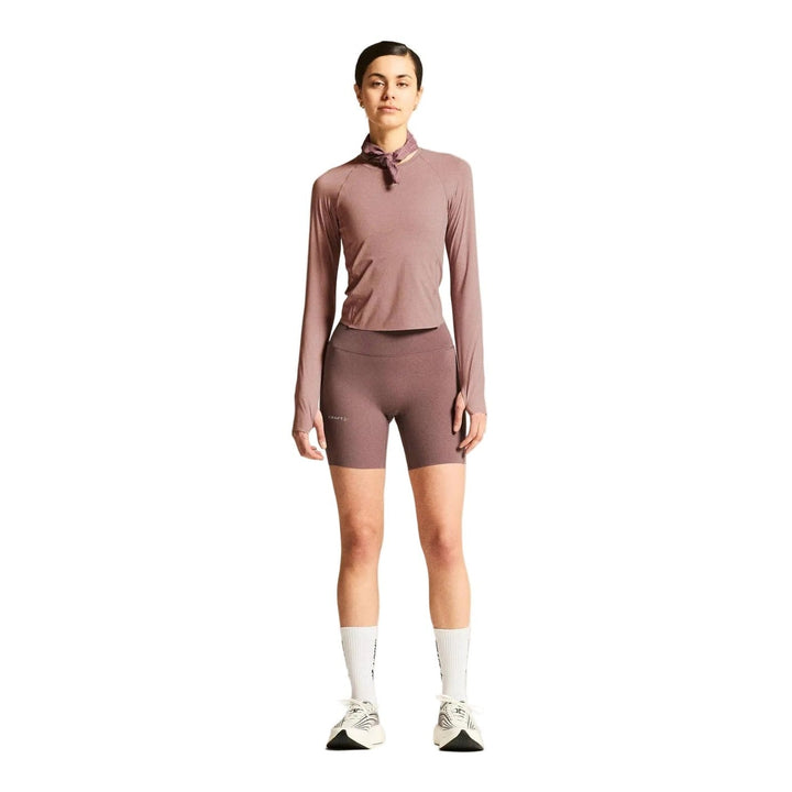 Craft Hypervent Tight LS Women’s Brown M - SAMPLE DROP