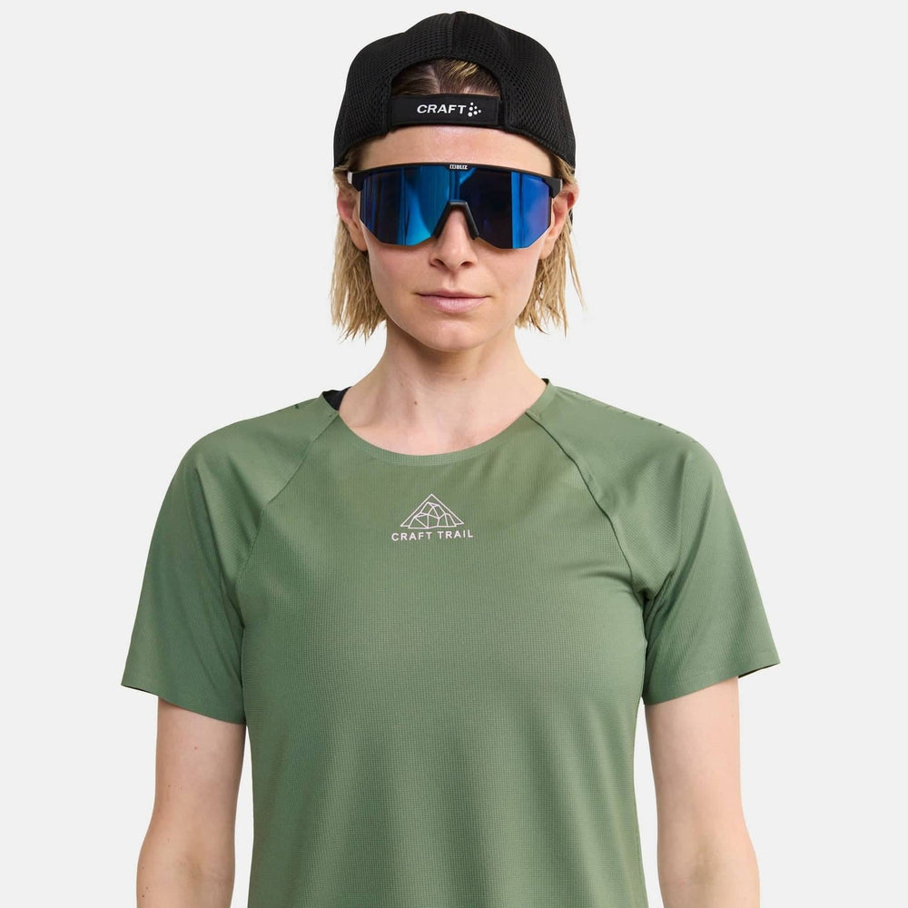 Craft PRO Trail SS Tee W - Thyme - SAMPLE DROP