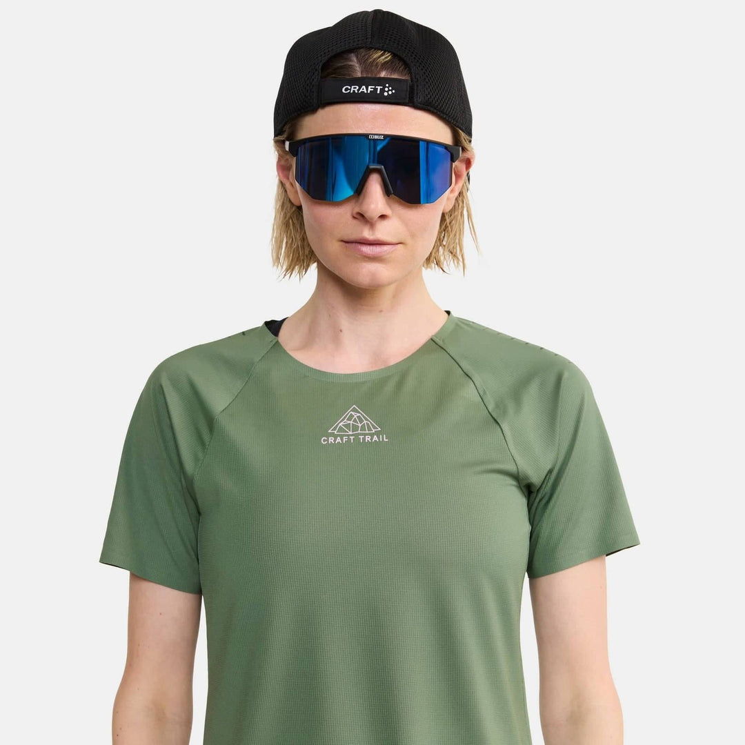 Craft PRO Trail SS Tee W - Thyme - SAMPLE DROP