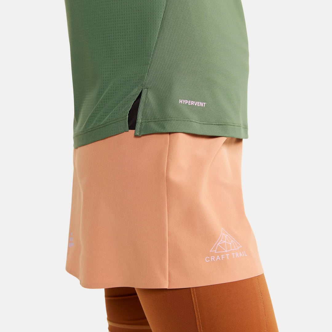 Craft PRO Trail SS Tee W - Thyme - SAMPLE DROP