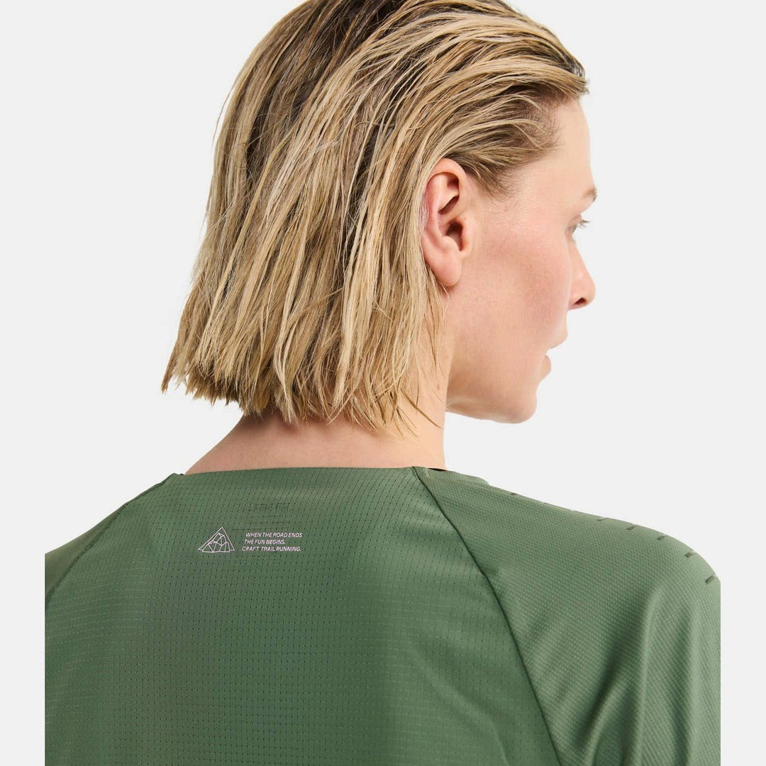 Craft PRO Trail SS Tee W - Thyme - SAMPLE DROP