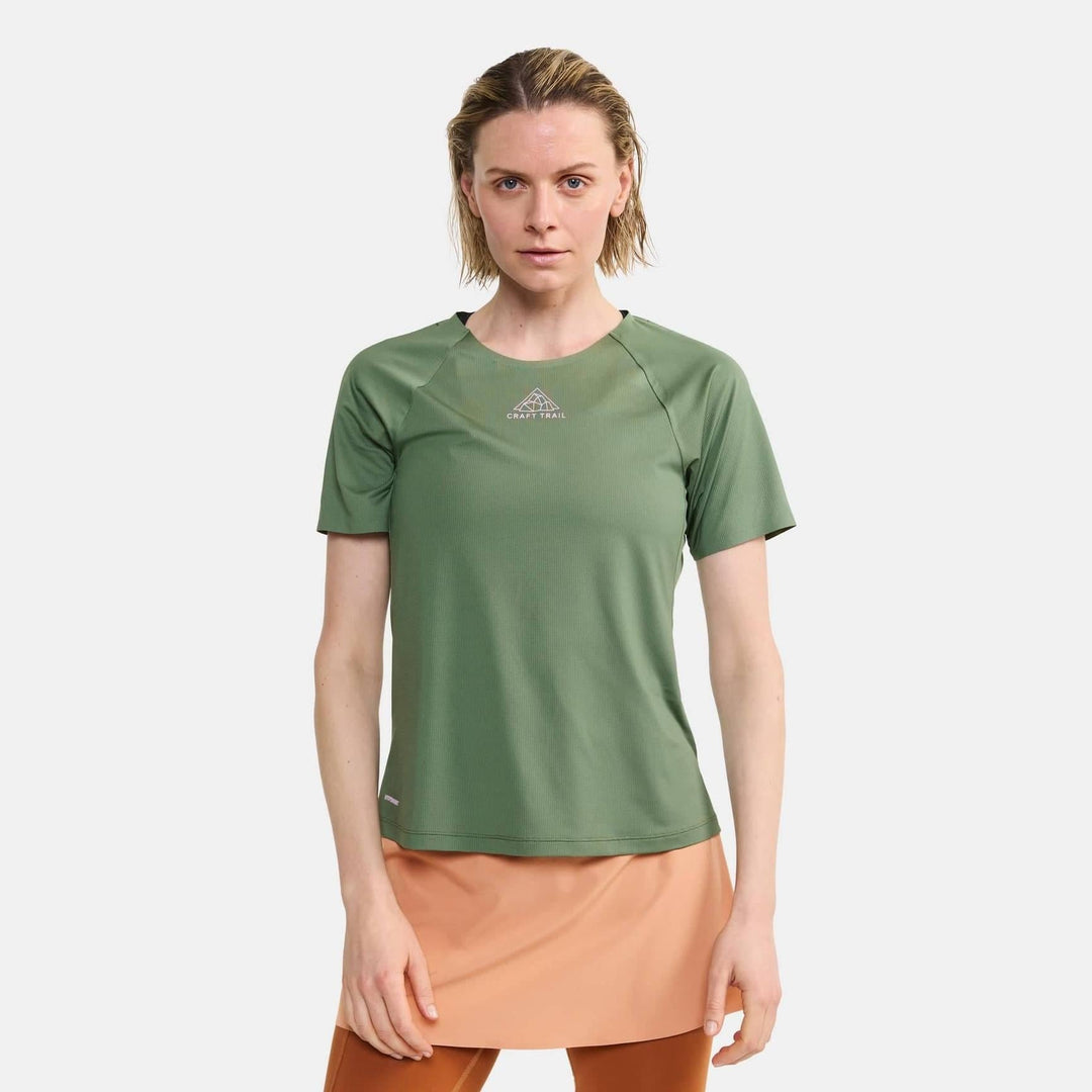 Craft PRO Trail SS Tee W - Thyme - SAMPLE DROP