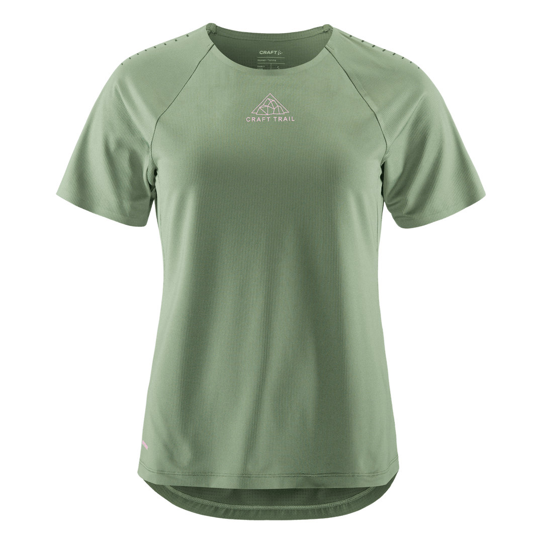 Craft PRO Trail SS Tee W - Thyme - SAMPLE DROP