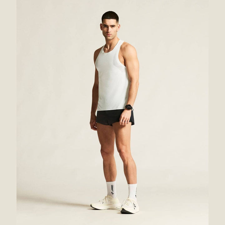 Craft Race Day 2 Singlet Men White M - SAMPLE DROP