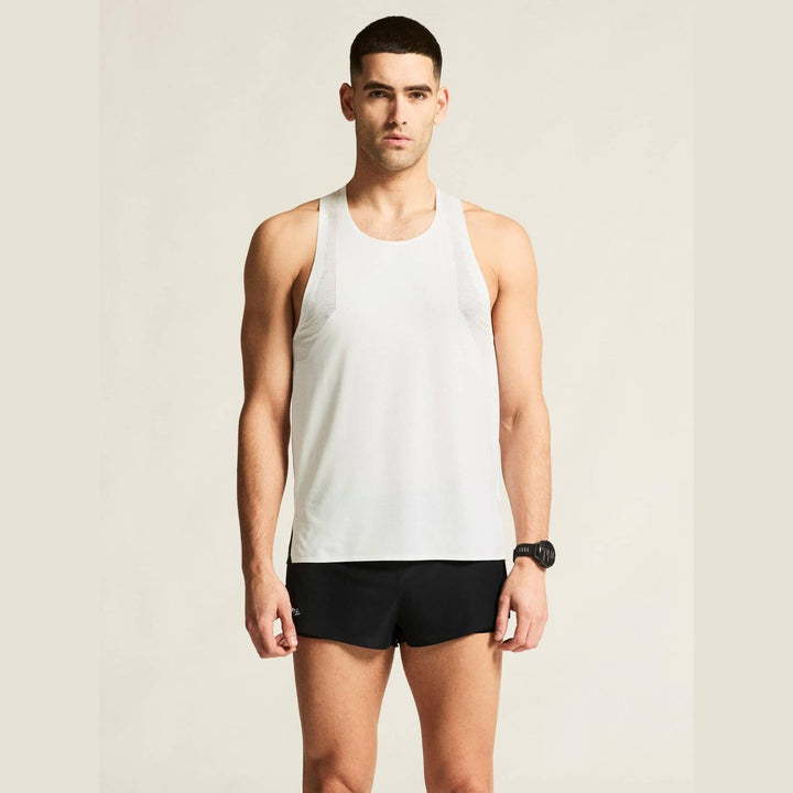 Craft Race Day 2 Singlet Men White M - SAMPLE DROP