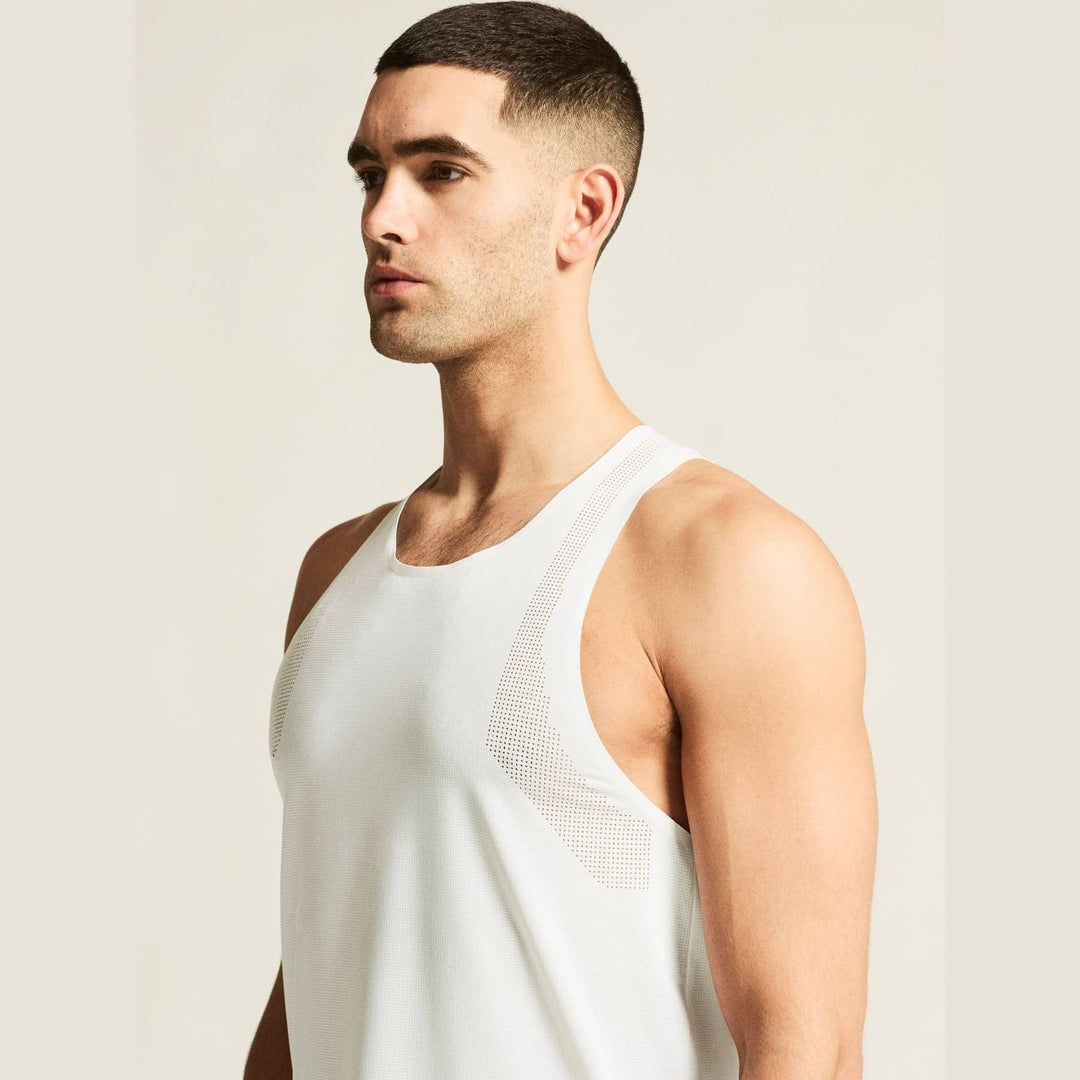 Craft Race Day 2 Singlet Men White M - SAMPLE DROP