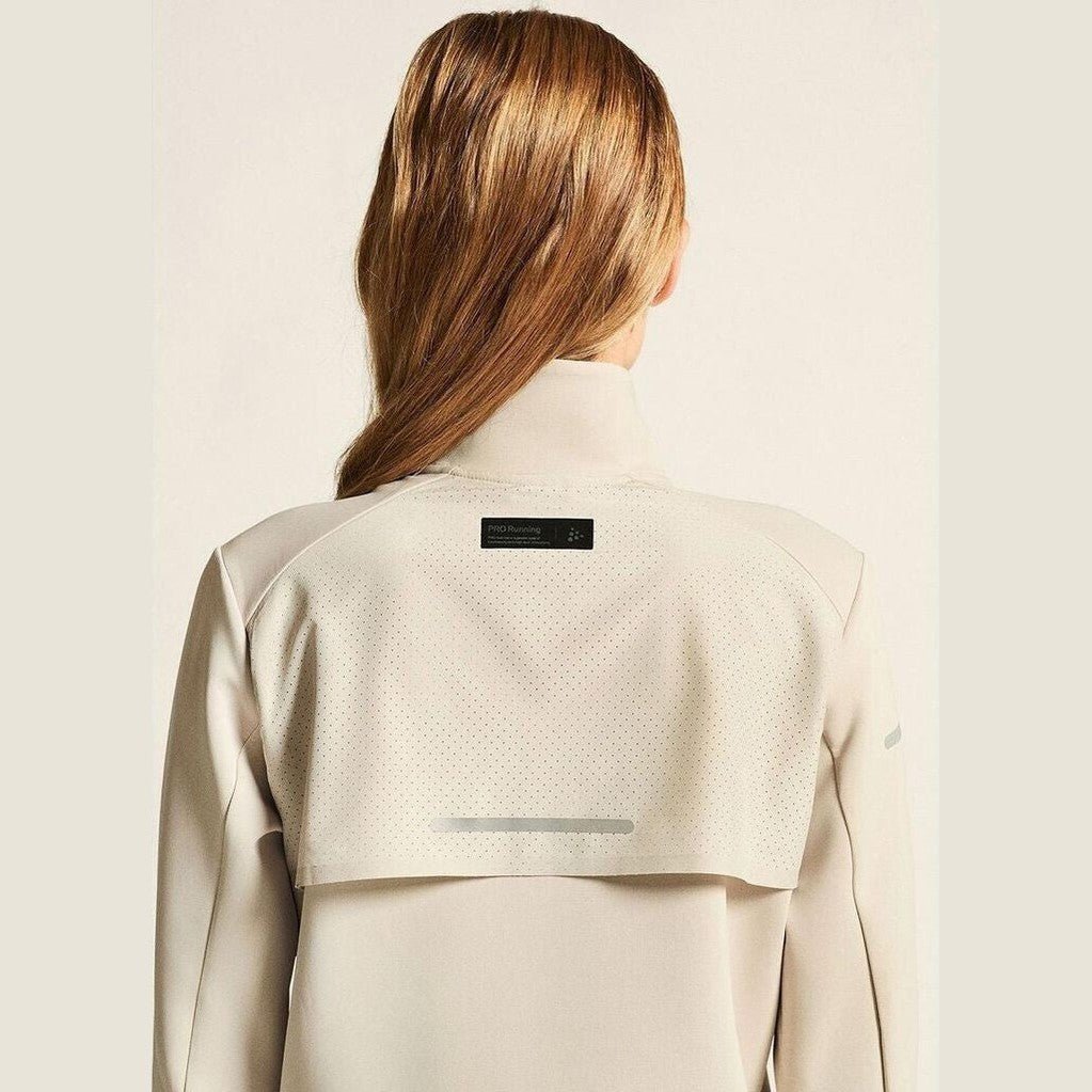 Craft SubZ 4 Jacket Plaster – Women’s Thermal Running Jacket - SAMPLE DROP