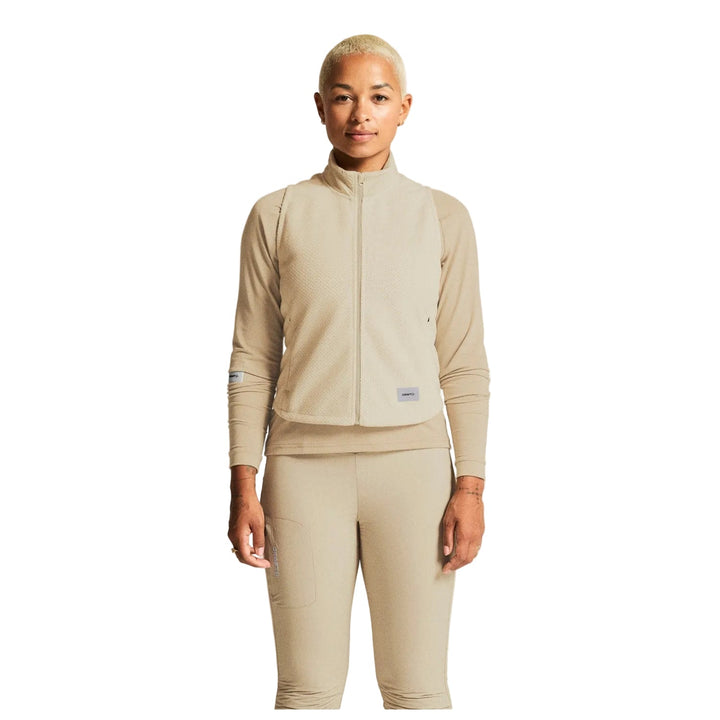 Craft SubZ Fleece Women’s Running Vest Plaster - SAMPLE DROP