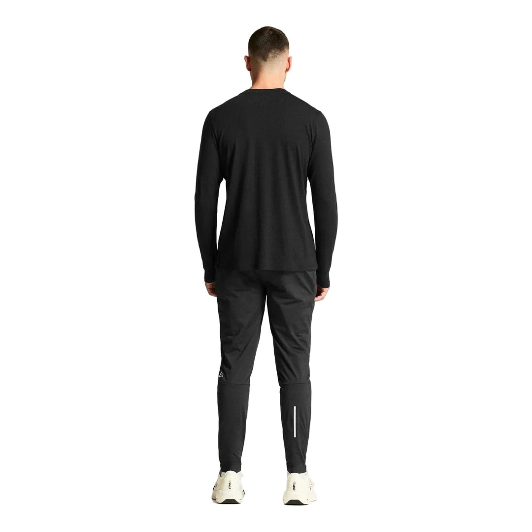 Craft SubZ Light Pants Men Black back view thermal training pants