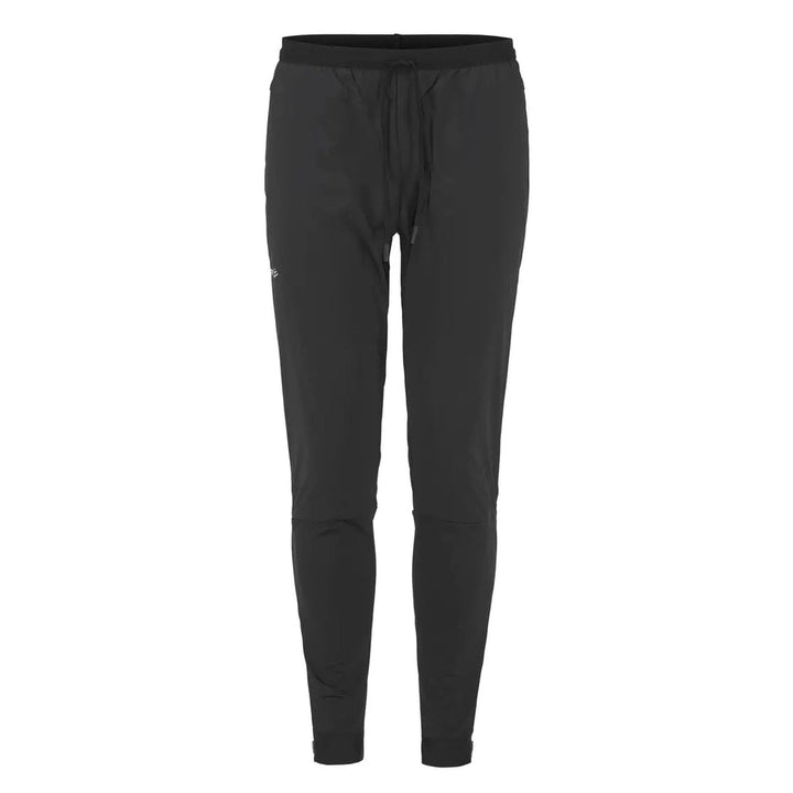 Craft SubZ Light Pants Men Black front view lightweight winter running pants