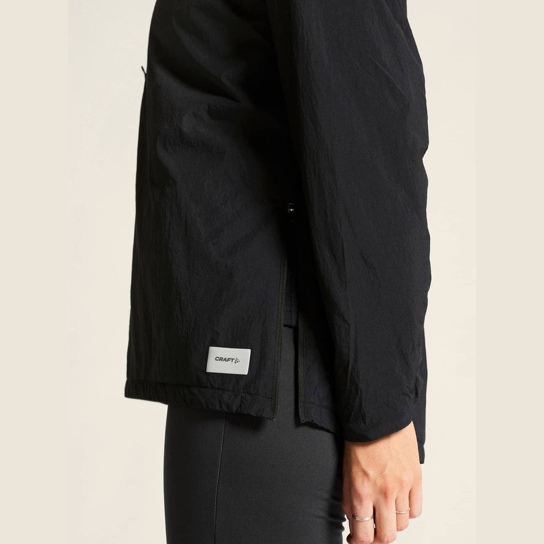 Craft SubZ Warm Hood Women’s Black Running Hoodie - SAMPLE DROP