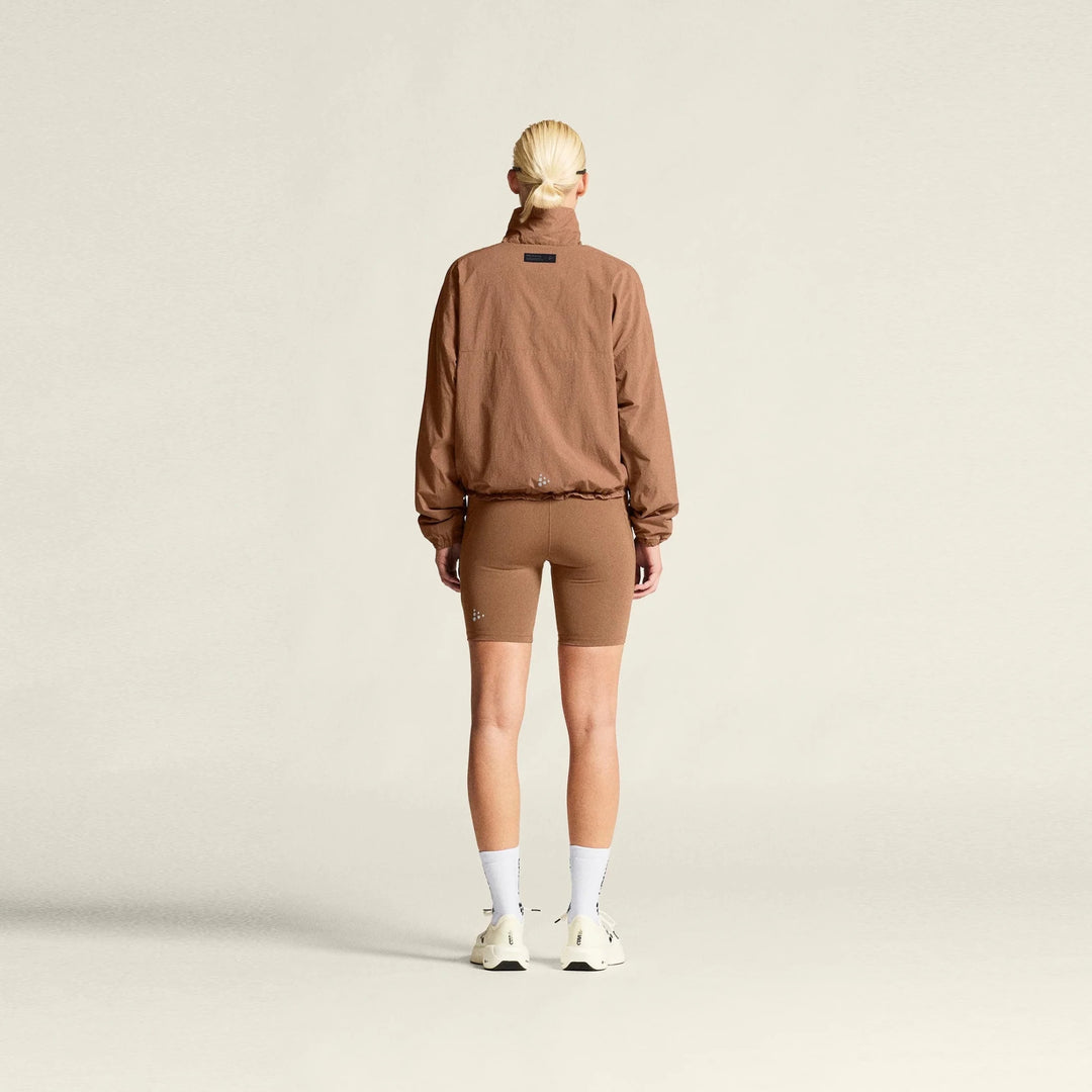 Craft SubZ Women’s Lightweight Thermal Running Brown Jacket - SAMPLE DROP