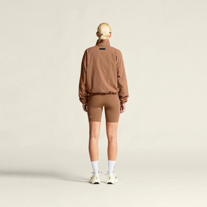 Craft SubZ Women’s Lightweight Thermal Running Brown Jacket - SAMPLE DROP