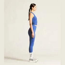 Craft Womens Collective Cropped Singlet | Ink Blue - SAMPLE DROP