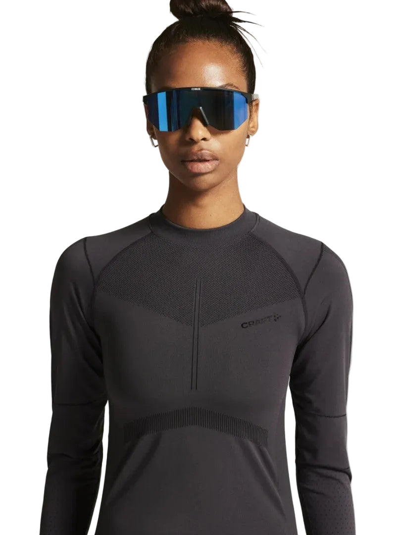 Craft Women's Long Sleeve Base Layer Dark Plum