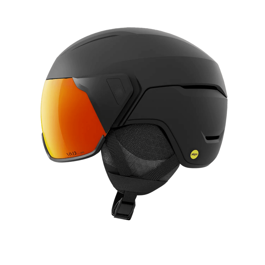Giro Orbit Spherical Helmet – Matte Black / Vivid Ember - SAMPLE DROP