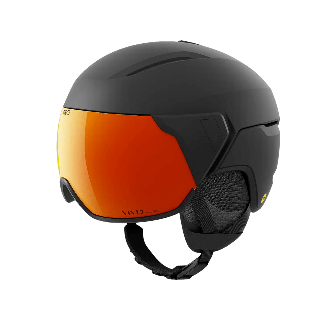 Giro Orbit Spherical Helmet – Matte Black / Vivid Ember - SAMPLE DROP