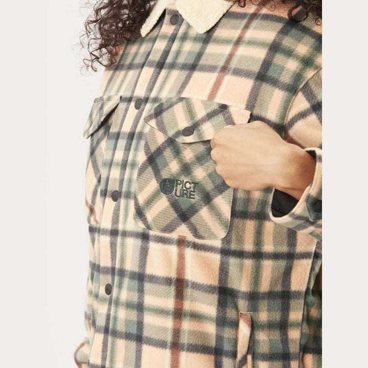 Picture Organic Clothing Gaiby Jacket - Plaid Toast - SAMPLE DROP