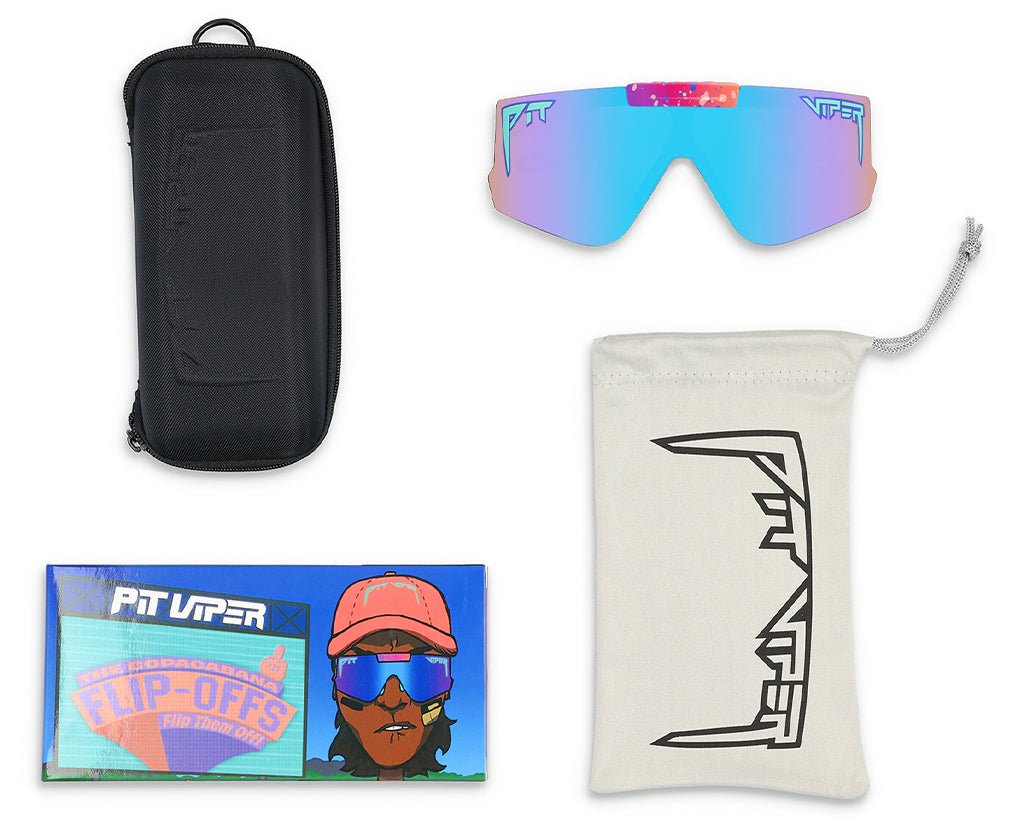 Pit Viper Copacabana Flip-Offs Sunglasses – Blue-Purple - SAMPLE DROP
