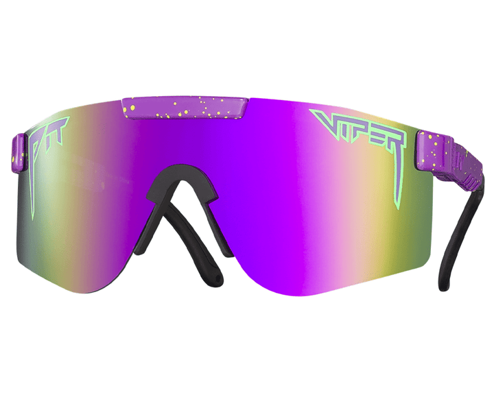 Pit Viper Donatello Original Sunglasses – Wide / Polarised Purple - SAMPLE DROP