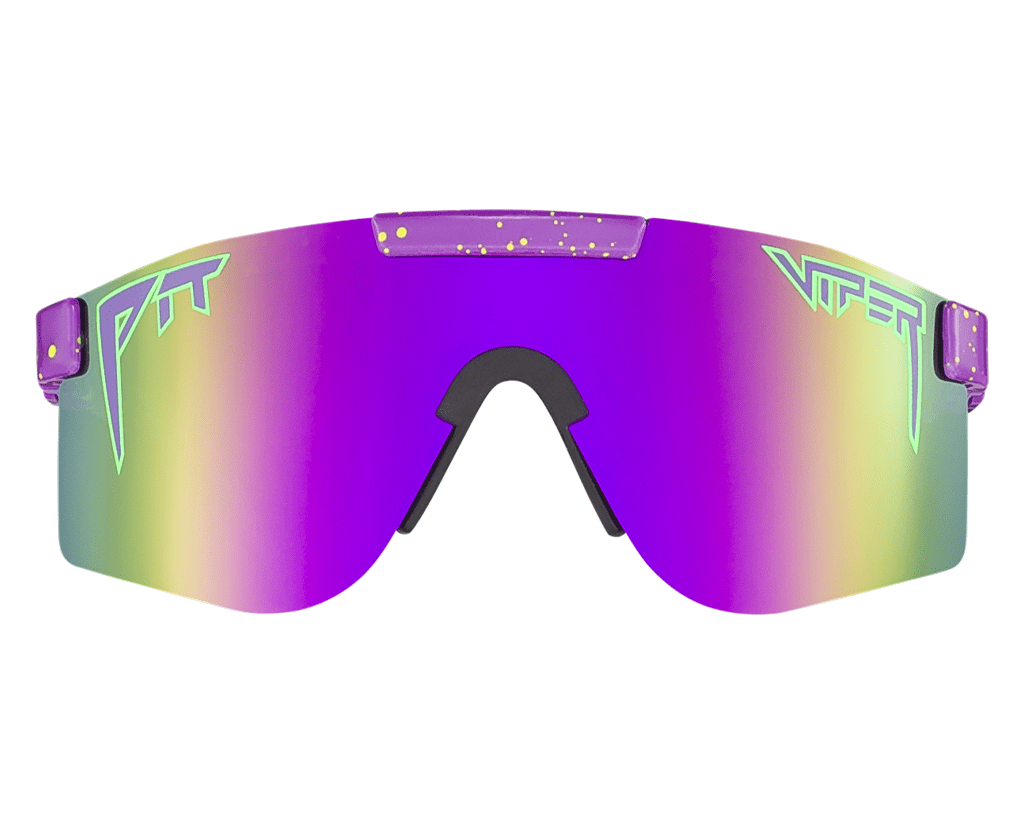 Pit Viper Donatello Original Sunglasses – Wide / Polarised Purple - SAMPLE DROP