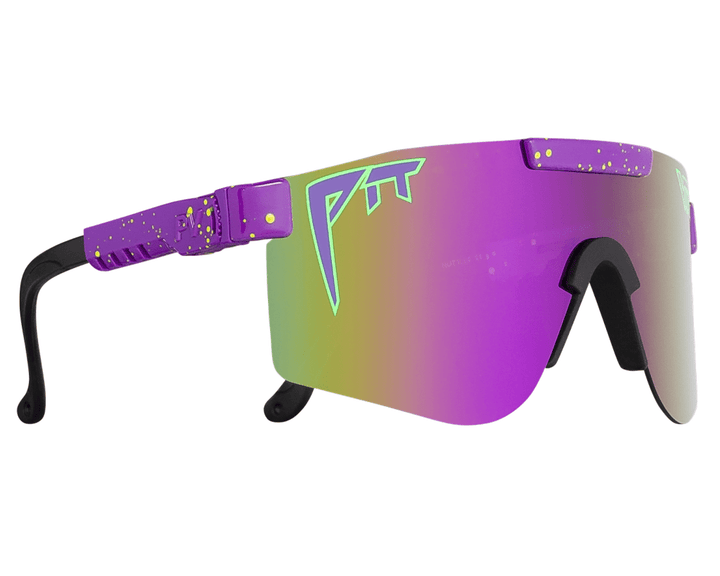 Pit Viper Donatello Original Sunglasses – Wide / Polarised Purple - SAMPLE DROP
