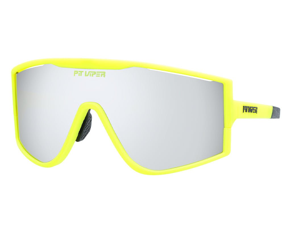 Pit Viper Hot Dogger Try-Hard Sunglasses – Silver - SAMPLE DROP