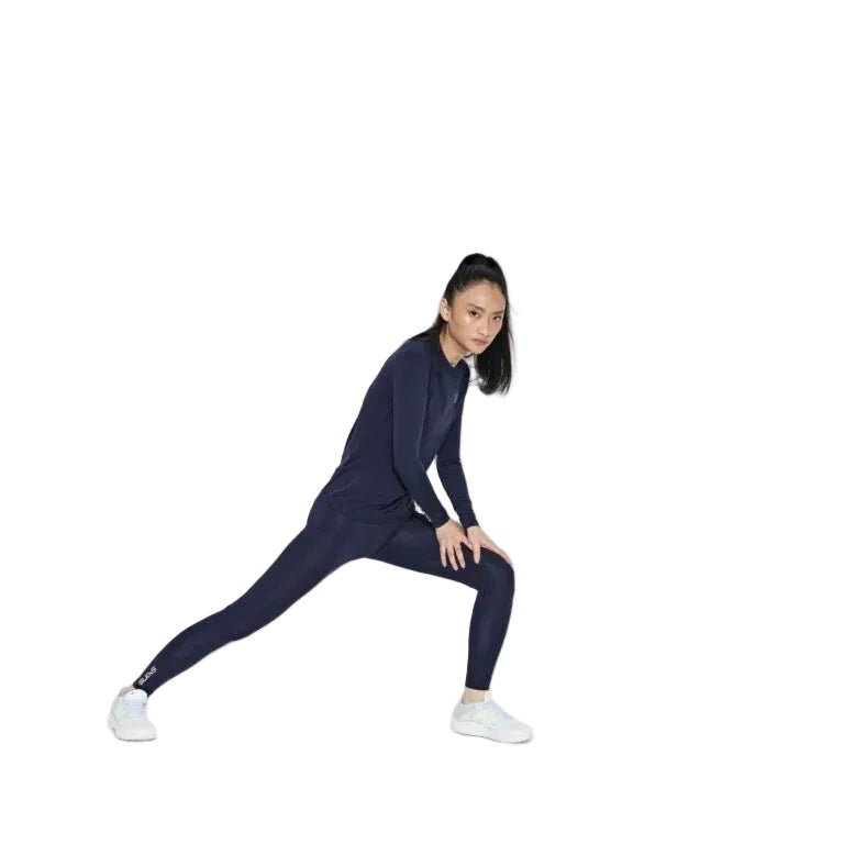 SKINS Series - 2 Women's Long Tights – Navy Blue - SAMPLE DROP