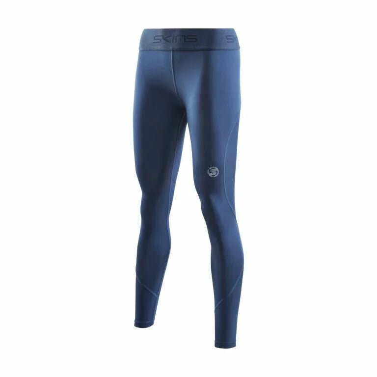 SKINS Series - 2 Women's Long Tights – Navy Blue - SAMPLE DROP