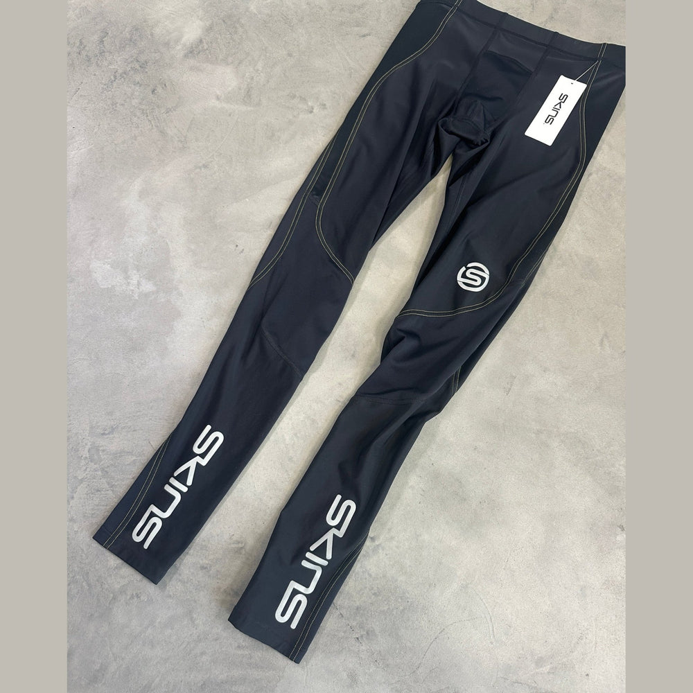 SKINS Series-3 Men's Long Tights – Black/Yellow - SAMPLE DROP