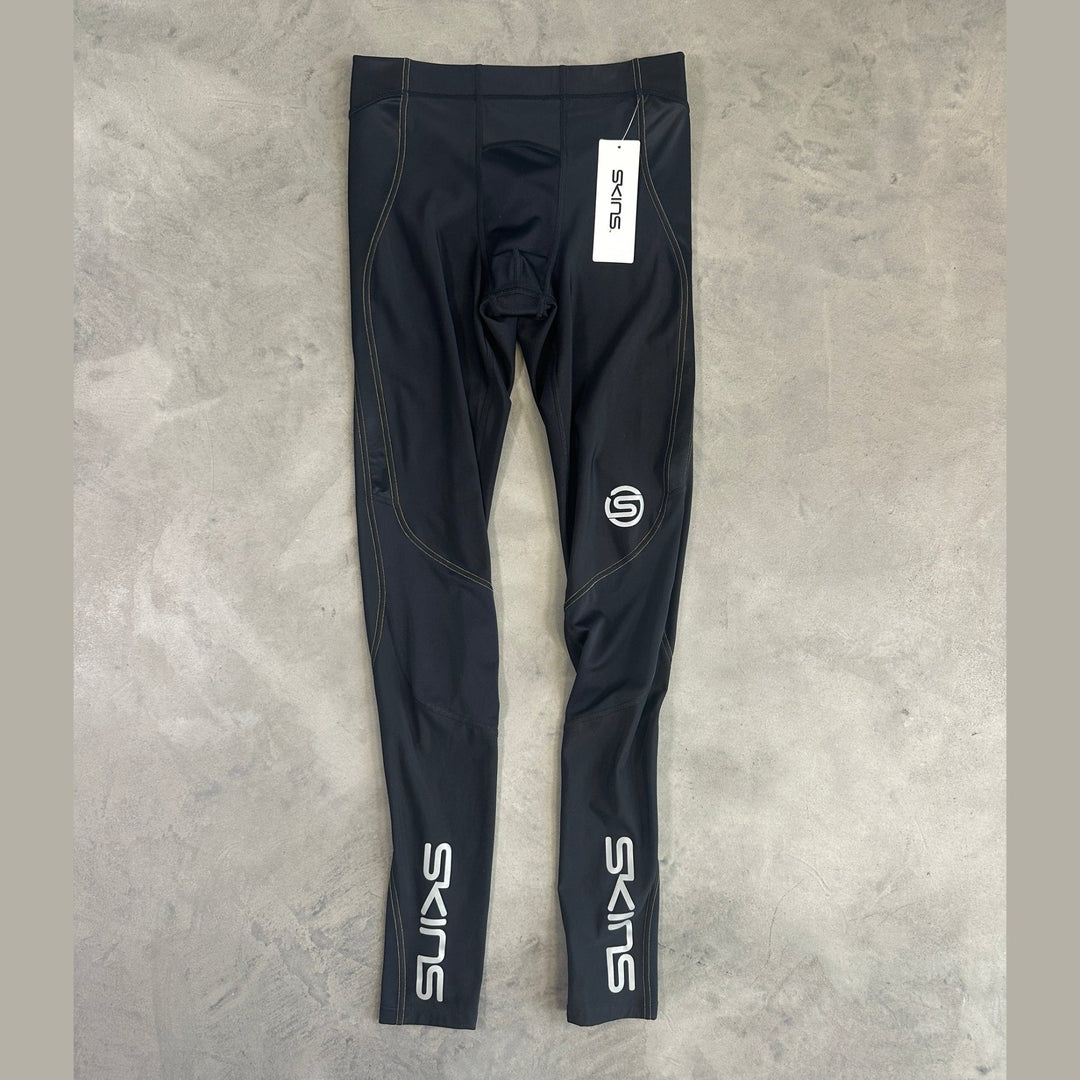 SKINS Series-3 Men's Long Tights – Black/Yellow - SAMPLE DROP