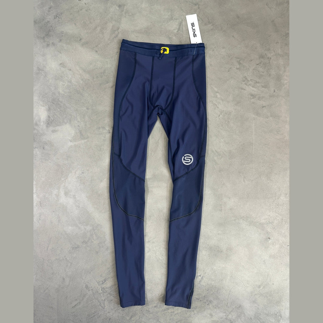 SKINS Series-3 Men's Long Tights – Navy Blue - SAMPLE DROP