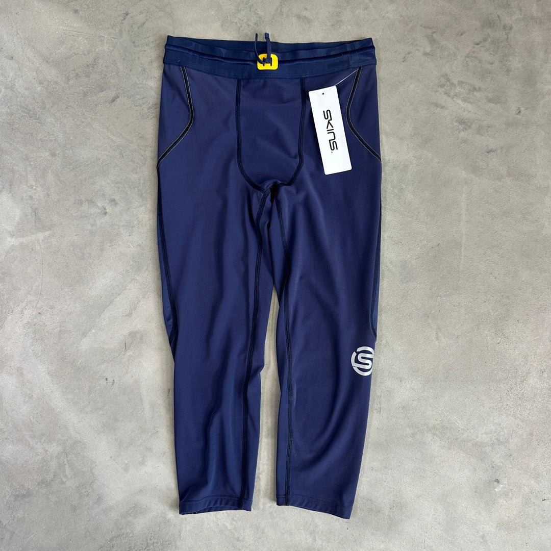 SKINS Series-3 Men's Thermal 3/4 Tights – Navy Blue - SAMPLE DROP
